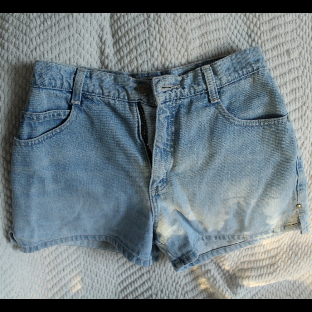 Light Wash Jean Shorts